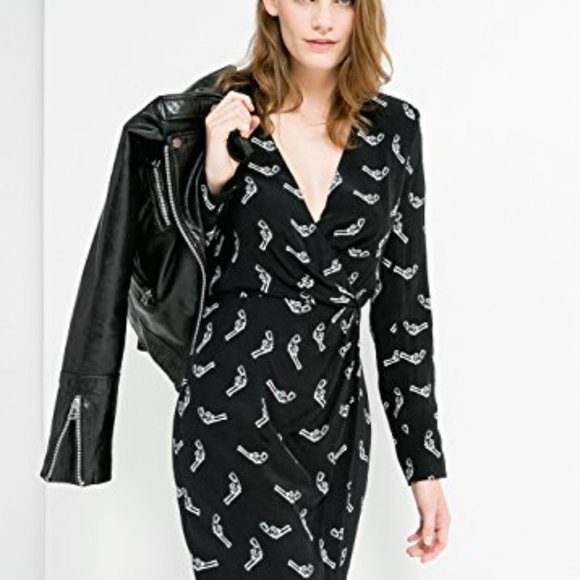 MANGO suits guns mini dress - Picture 2 of 6